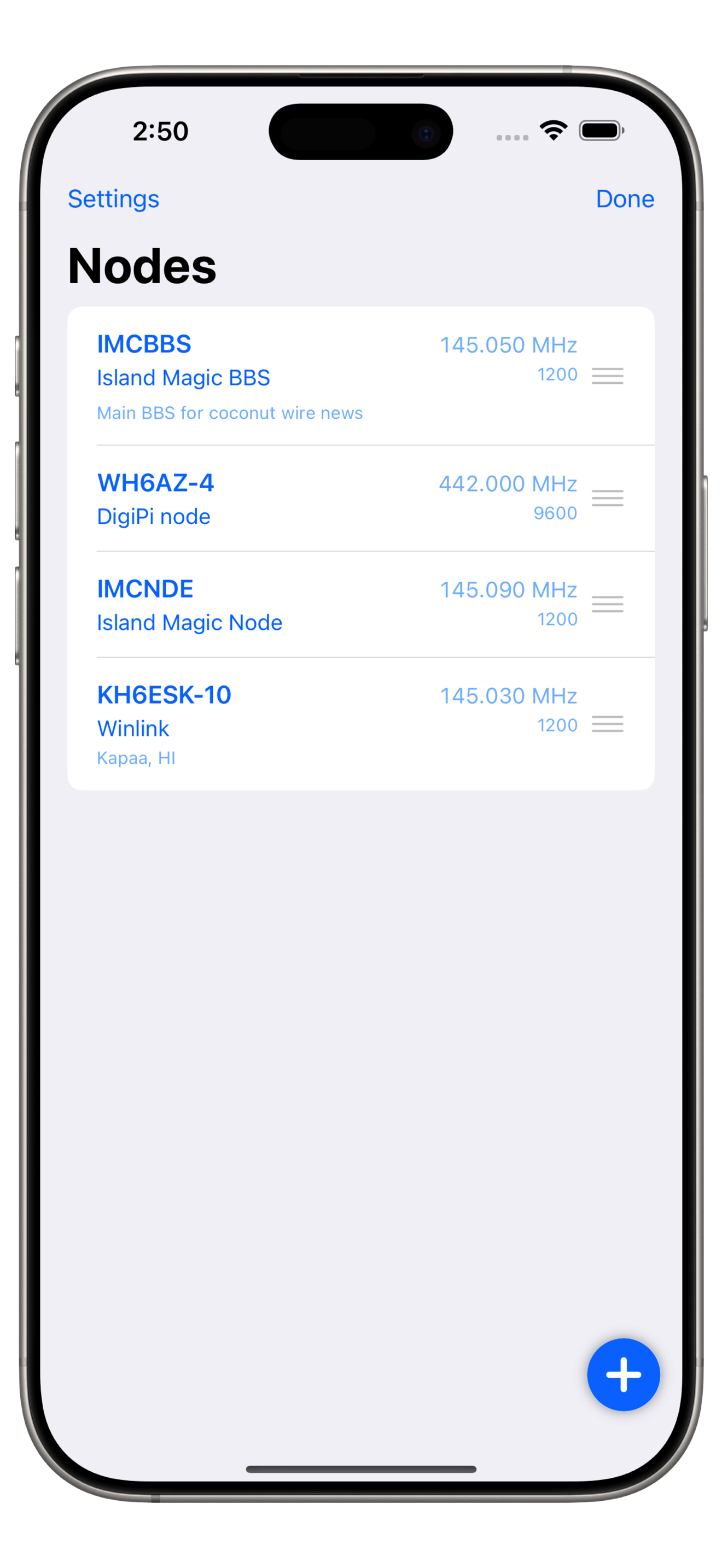 reordering nodes